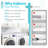 Kaboon Washer Dryer Countertop with Edge Rails, 27.5" x 54", Laundry Room Organization-111705073