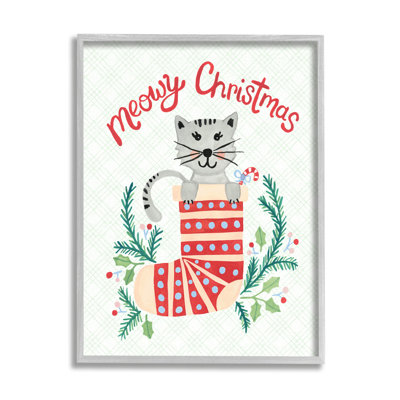 Meowy Christmas Clever Cat Nestled