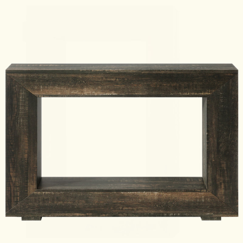 47" Farmhouse Console Table, Entryway Console Table With Storage, Industrial Hallway Accent Table For Living Room, Entrance