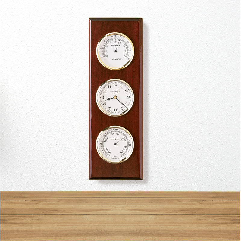 Solid + Manufactured Wood Wall Clock