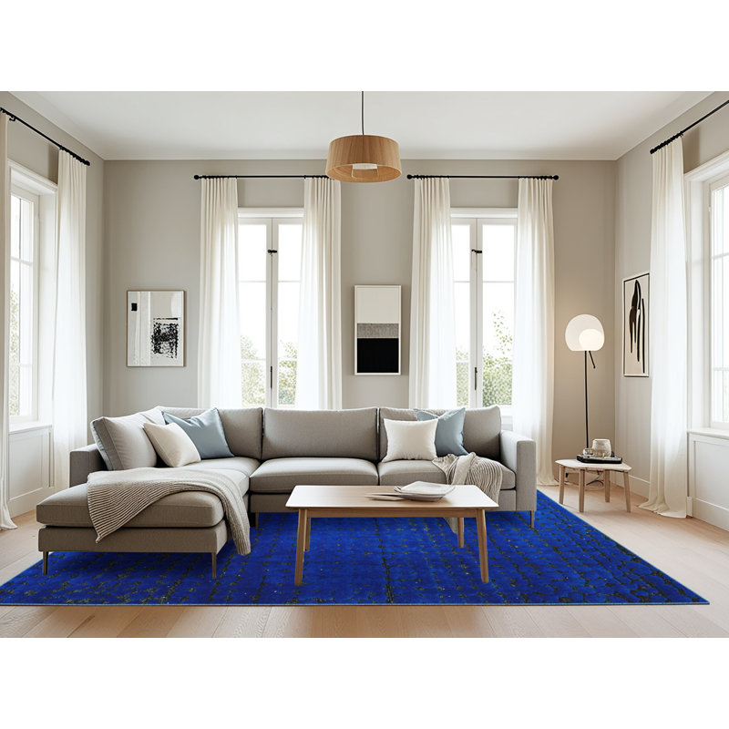 Abstract Indoor Rug, Rectangle 8' x 12'
