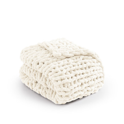 Chunky Knit Blanket Throw