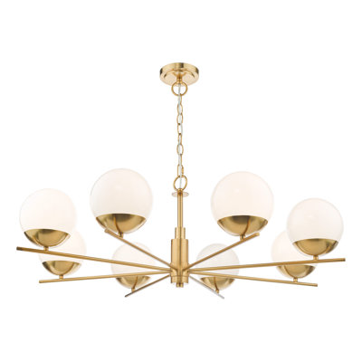 Baile 8 - Light Brass Pendant