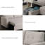 Canapé modulaire convertible rembourré avec méridienne coulissante-587722466