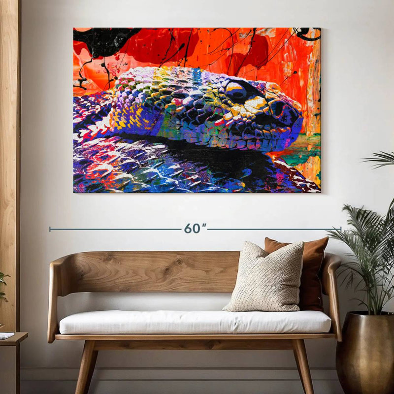 Brampt Western Diamondback, 34" H x 51" W