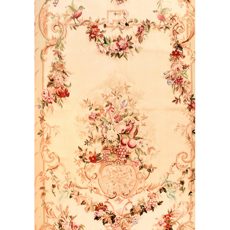 Wool Floral Area Rug