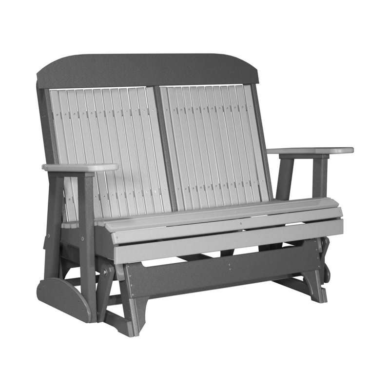Banc coulissant classique Kellerstrass, Gris colombe / ardoise