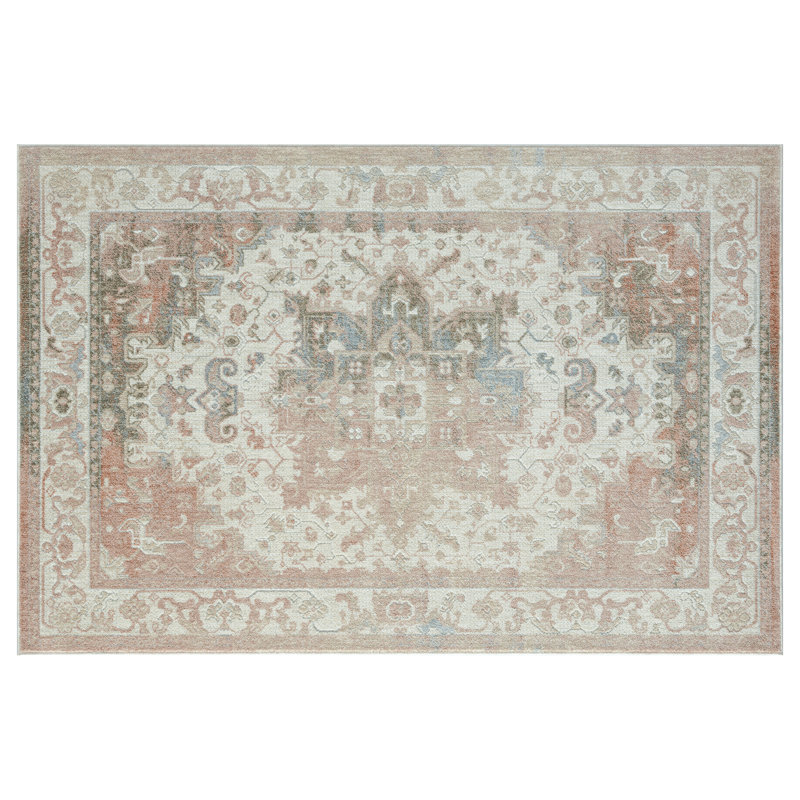 Tapis rouge / vert / brun Luss, Rectangle 8 pi x 10 pi