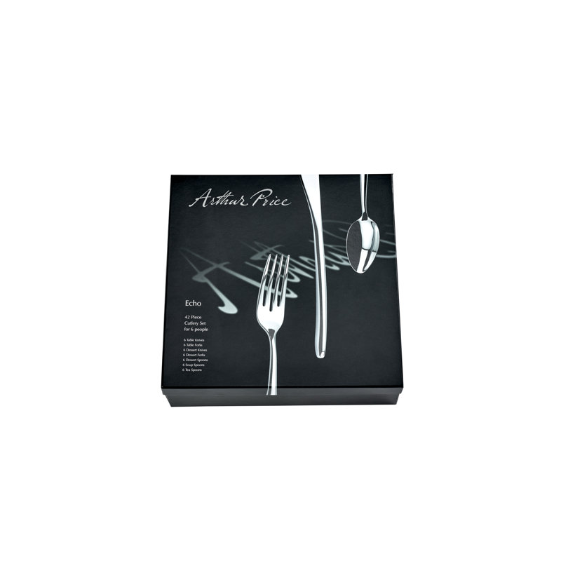 Arthur Price Echo - 42 Piece Cutlery Set, Service for 6