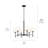 6 - Light Steel Dimmable Chandelier-1586587350