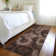 Premium Machine Washable Prisco Chocolate Rug
