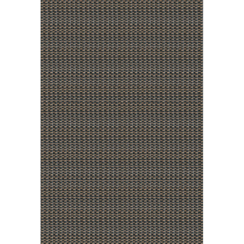 Brown & Black Indoor/Outdoor Area Rug - UV Resistant, Reversible, 100% Recycled Material, Rectangle 4' x 6'
