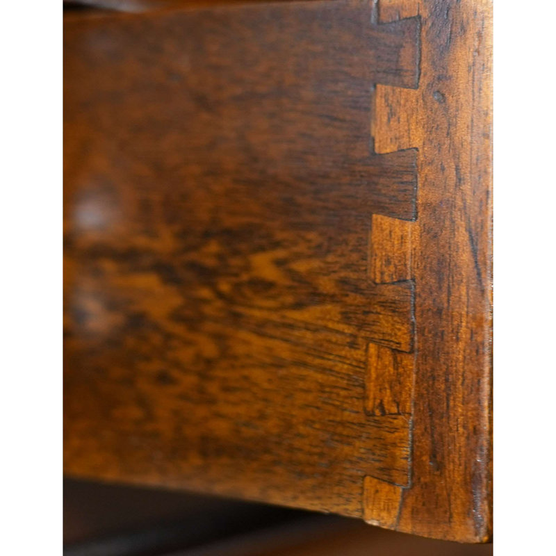 Bureau à bandes partenaires acajou, Brown