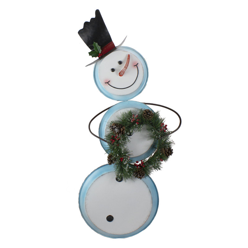 Décoration de Noël en forme de bonhomme de neige 36 po