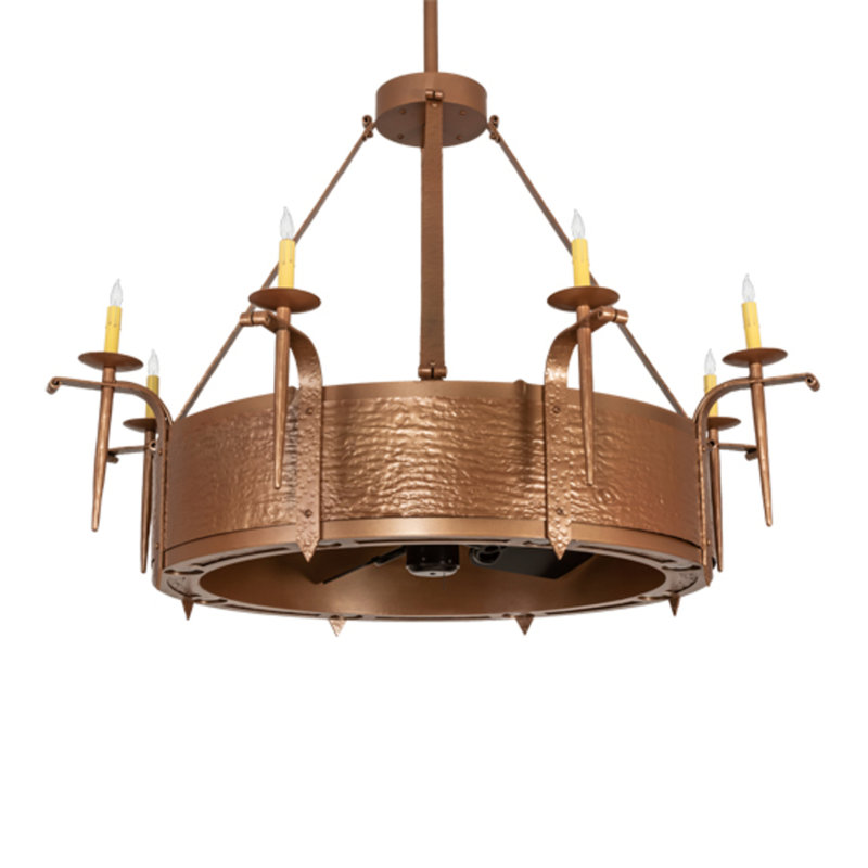 Jahmaad 30'' Ceiling Fan with Light Kit