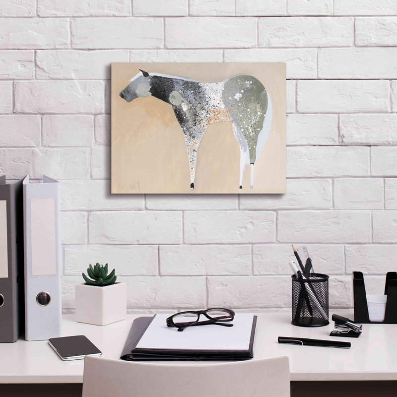Union rustique «Horse No. 25» par Anthony Grant, estampe numérique sur toile, H 12 po x l 16 po x P 0,75 po
