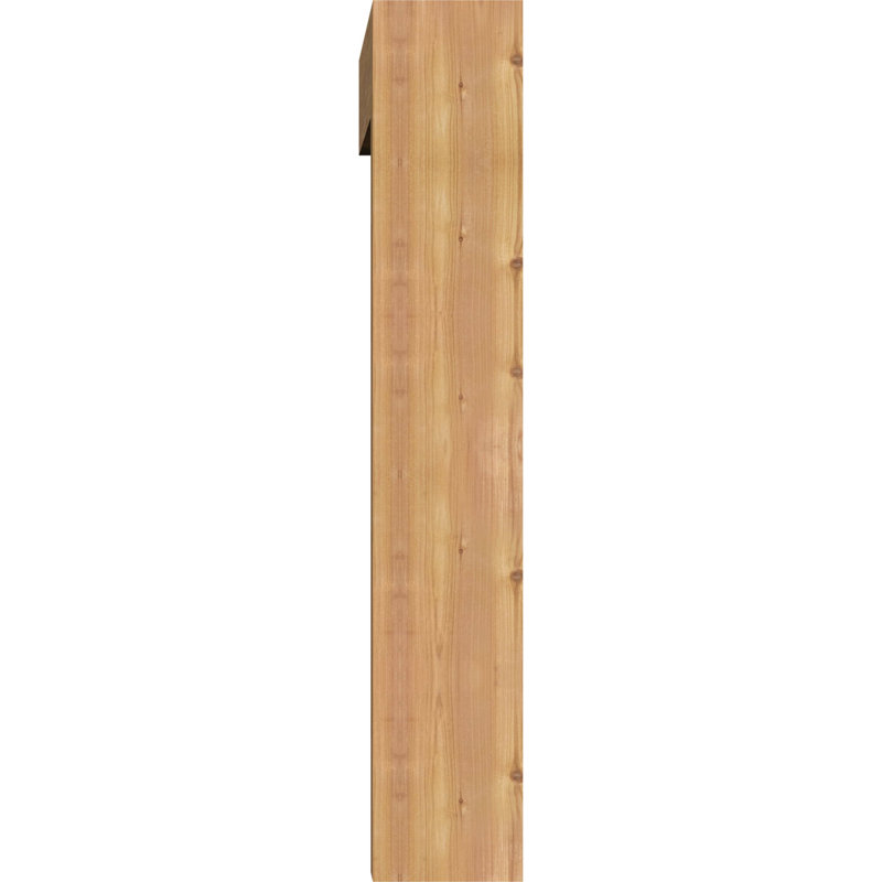 Support Westlake Block avec support décalé, 44 x 38, Cèdre rouge occidental de l 7 1/2 po (lisse)