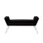 Banc rembourré en velours 45 po-189112231