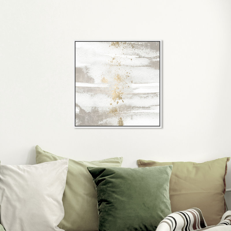 Peinture « Past Autumn » de Bart Robarts, H 20 po x l 20 po x P 1,5 po, Cadre blanc