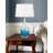 Glass USB Table Lamp