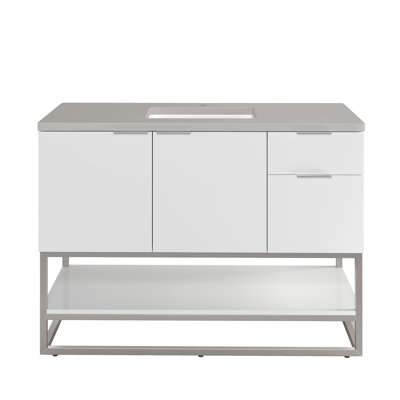 James Martin Vanities HD388v48-GW-PG