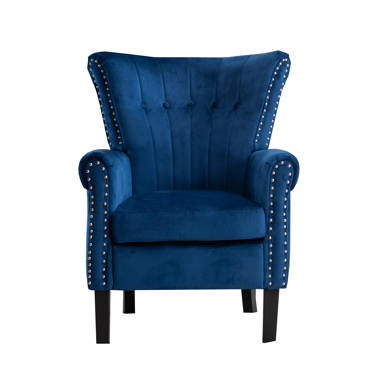 Kin Tufted Wingback Chair with Back Cushion – Millbury Home