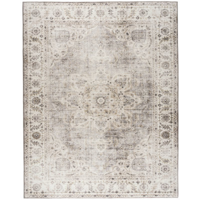 Tapis oriental à tissage plat Elfrida