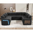 8-Piece U-Sectional: Converts To A Bed, Has Recliners, Usb Ports & Hidden Storage | Assembles In 20 Min, No Tools