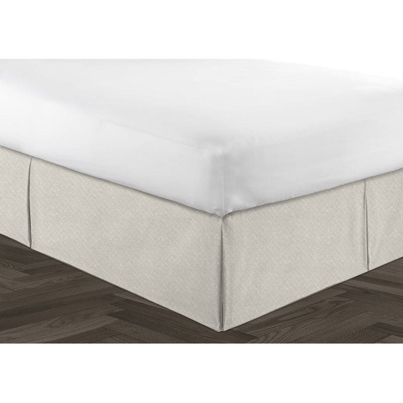 Gosfield Bed Skirt, Twin, 18", Vanilla