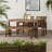 Bictor 4 - Person Patio Dining Set Umbrella Hole Included Rectangular Table-90563278