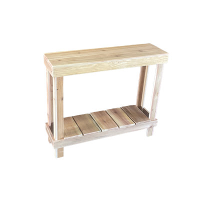 Topher 35'' Solid Wood Console Table