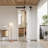Mirrored Glass Bi-Fold Sliding Single Barn Door with Installation Hardware Kit-93147410