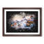 Oia Santorini Skyline in Greece - Picture Frame Graphic Art Print-56861440-56861444