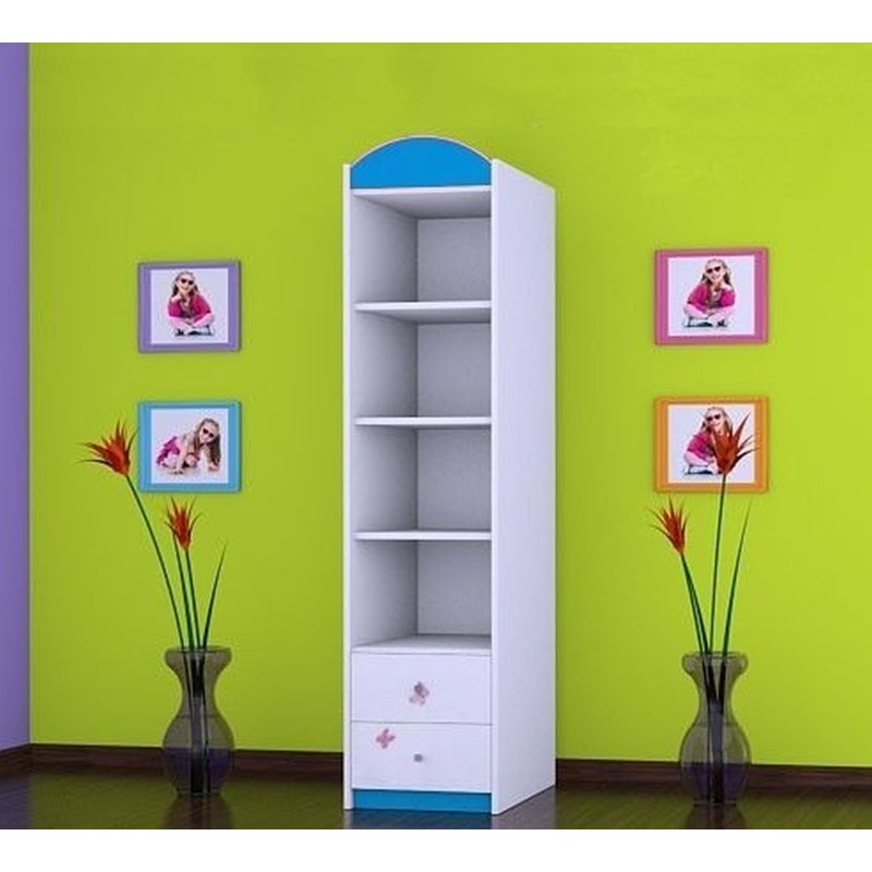 Unger 1 Door Wardrobe, Blue