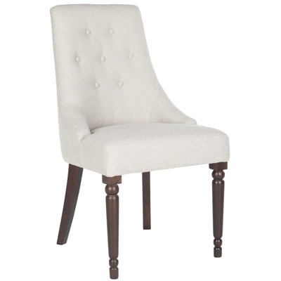 29 " H Tufted Cotton Upholstered Parsons Chair