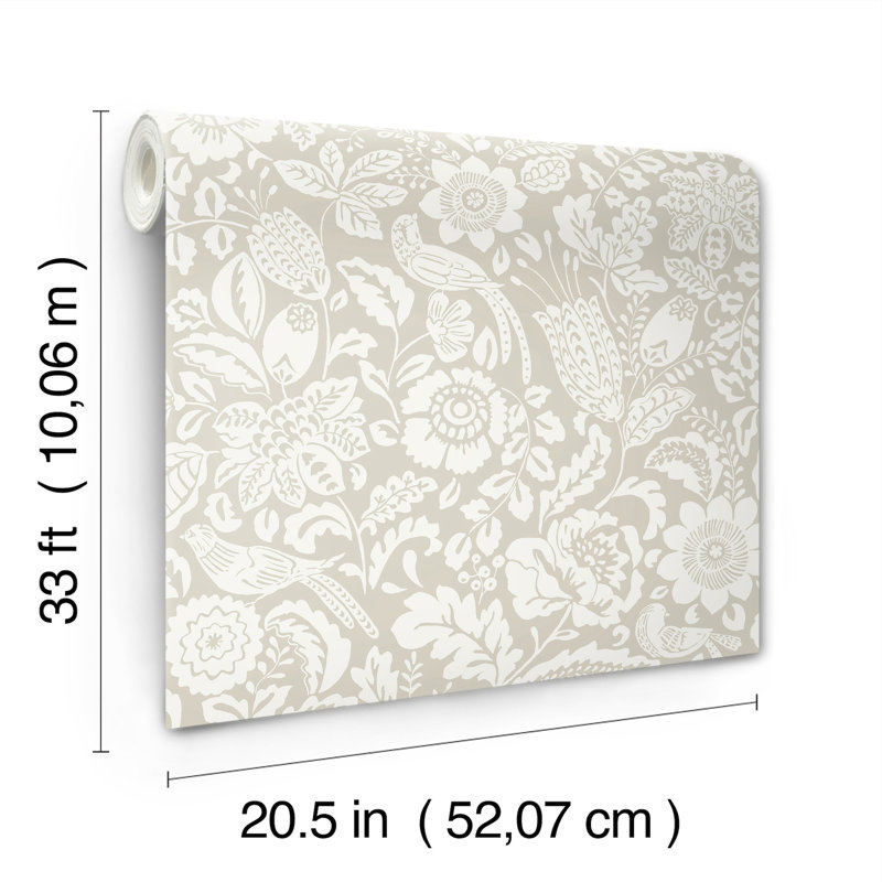 Papier peint Marta, Beige