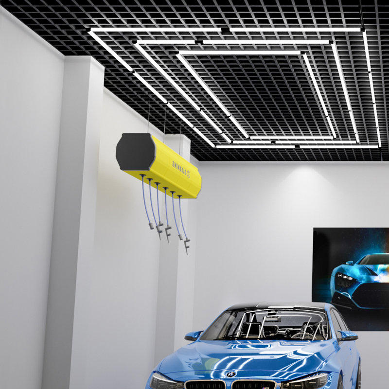 536W Designer Ceiling Lights with 2 Inner Frame and border