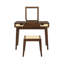 Coiffeuse 2 tiroirs avec tabouret Cristopher