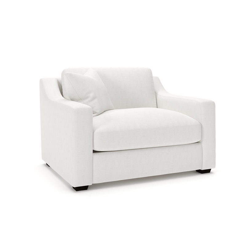 Fauteuil Rhodes, Blanc cassé Lena