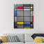 Mosaic Color Grid Periphery Painting by Eddie Bruckner