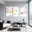 «Birds Cherry Blossoms Birds Spring», ensemble de 3 impressions sur toile-1513394499