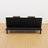 Adetola Twin 64'' Faux Leather Cushioned Convertible Sofa-893852417-805675036