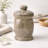 Oceanic Marble Bathroom Storage Jar with Lid – Cotton Ball & Vanity Organizer