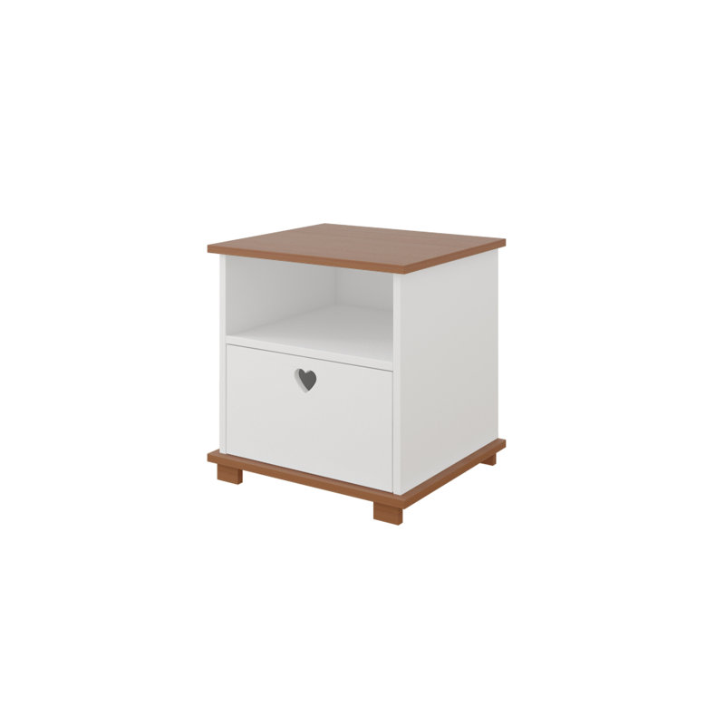 Winona 1 Drawer Nightstand, Brown