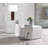 Mirrored Abstract Geometric Coffee Table Silver