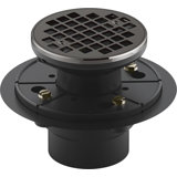 Round Design 3" Grid Shower Drain