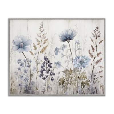 «Blue Nature Blossoms», estampe numérique par Sasha