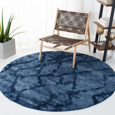 Socorro Abstract Blue Area Rug