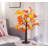24" Fall Lighted Maple Tree Thanksgiving Halloween Decoration Tabletop Fall Tree