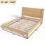Cadre de lit en bois, cadre de lit plateforme avec tête de lit haute cannelée et support à lattes, lit plateforme à profil bas, cadre de lit plateforme moderne, aucun sommier requis, lit avec rangement sous le lit pour la chambre à coucher-934600133-934600184